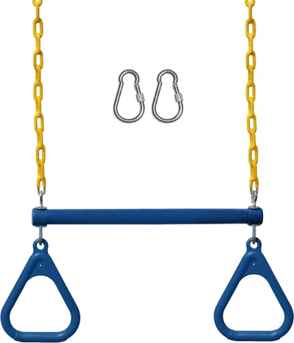 Vista 2 de Paquete de trapecio azul y columpio azul