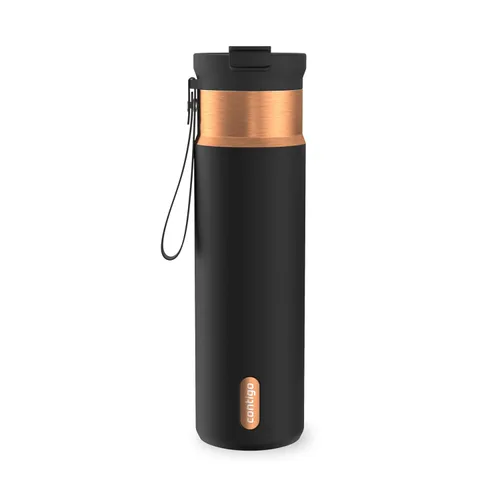 Vista 20 de Contigo DualSip - Botella de agua de acero inoxidable con aislamiento al Abismo Bronce