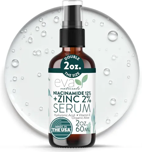 Vista 12 de Eva Naturals Paquete de suero Firm & Glow - Sueros de vitamina C, péptidos y niacinamida - Juego de suero facial antienvejecimiento para arrugas