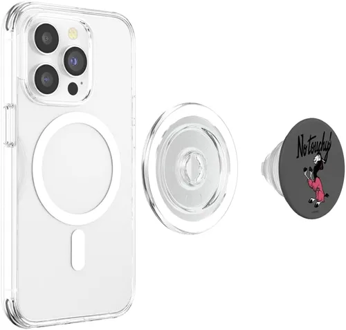 Vista 3 de Disney Emperors New Groove Llama Kuzco No Touchy! PopSockets PopGrip: agarre intercambiable para teléfonos y tabletas PopSockets MagSafe PopGrip