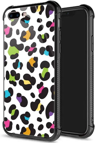 Vista 9 de ZHEGAILIAN Funda para iPhone 7/8 Plus, protección de grado militar, esquinas a prueba de golpes, funda antiarañazos para iPhone 7/8 Plus, girasol