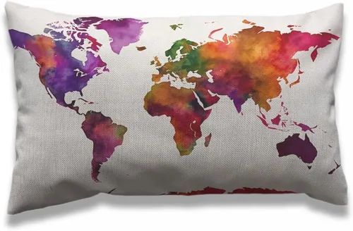 Vista 17 de AOYEGO - Funda de almohada decorativa para sofá y cama con diseño de perezoso navideño, suéter rojo, rama de árbol, fundas de almohada rectangulares