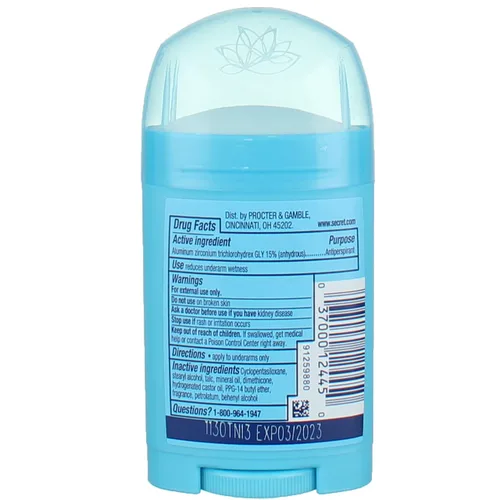 Vista 4 de Secret Desodorante antitranspirante Solid Shower Fresh 1.70 oz (paquete de 2)