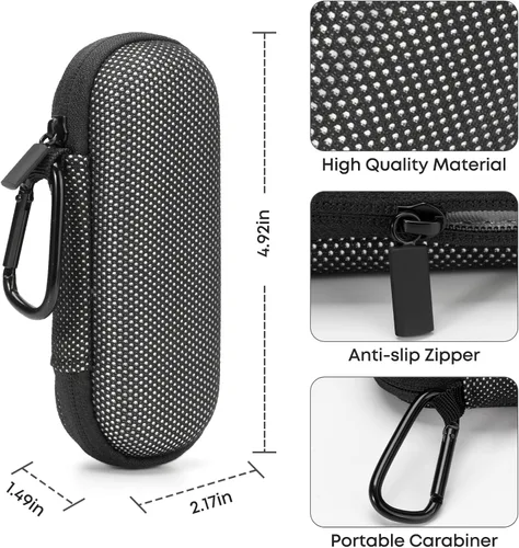 Vista 6 de Funda para monitor de electrocardiograma personal KardiaMobile de 1L 6L, estuche de transporte duro de viaje para AliveCor Kardia Heart Monitor