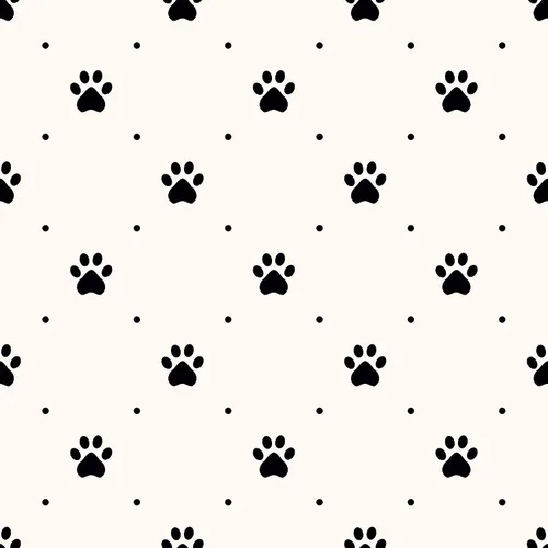 Vista 2 de SpeedWallpaper 3301 - Papel tapiz extraíble para perros en blanco y negro