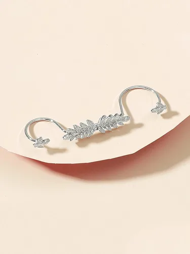 Vista 3 de Yellow Chimes Brazalete de palma para mujer, pulsera chapada en plata para mujeres y niñas
