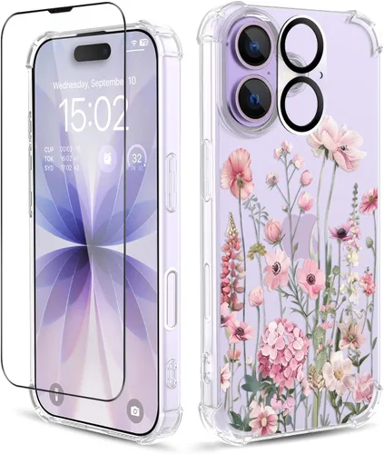 Vista 87 de Funda para iPhone 13 y iPhone 14 (6.1 pulgadas), funda protectora delgada de poliuretano termoplástico suave a prueba de golpes, bonito