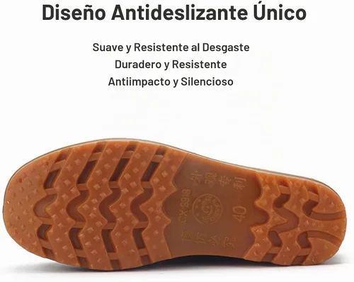 Vista 6 de Botas de lluvia para hombre, resistentes y antideslizantes, antideslizantes, de plástico, de cemento, botas de lluvia de tobillo