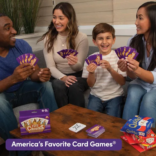 Vista 6 de Paquete de 4 juegos de cartas para niños de Five Crowns
