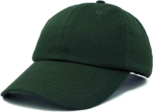 Vista 24 de DALIX Gorra de béisbol para papá, lisa, para hombre, mujer, algodón, ajustable, en blanco, sin estructurar, suave