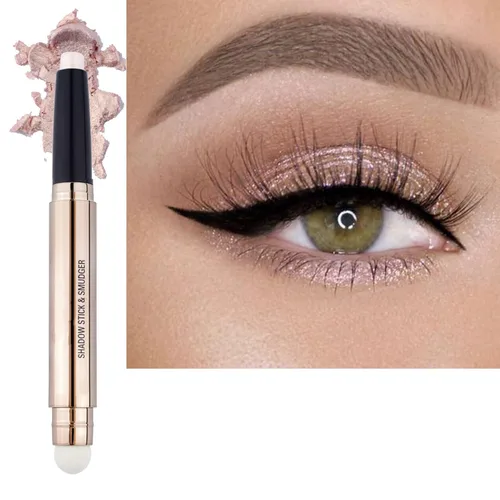 Vista 9 de Juego de sellos de sombra de ojos en barra y alas en crema, regalo del día de la madre, lápiz de sombra de ojos rosa nude, lápiz de sombra de ojos