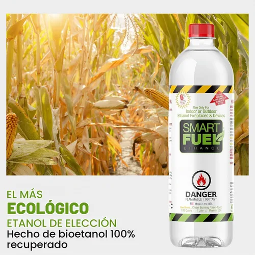 Vista 3 de SmartFuel - Combustible de bioetanol, alcohol desnaturalizado para fogatas