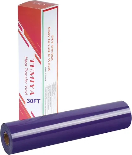 Vista 55 de TUMIYA - Rollo de vinilo para transferencia de calor (100.1 x 14.8 ft, vinilo adhesivo brillante HTV (rosa)