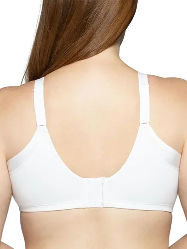 Vista 3 de Vanity Fair Brasier inalámbrico de figura completa para mujer, alisado lateral extendido y espalda, copas ligeramente forradas hasta DDD