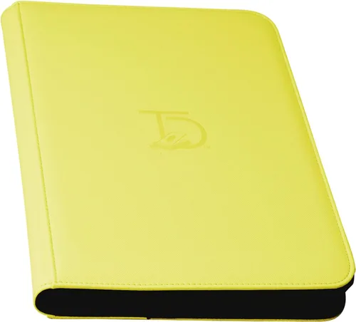 Vista 4 de TopDeck TopLoader Carpeta Contiene más de 200 estuches duros tipo Toploader Álbum de 9 bolsillos para tarjetas de colección Carpeta de Amarillo