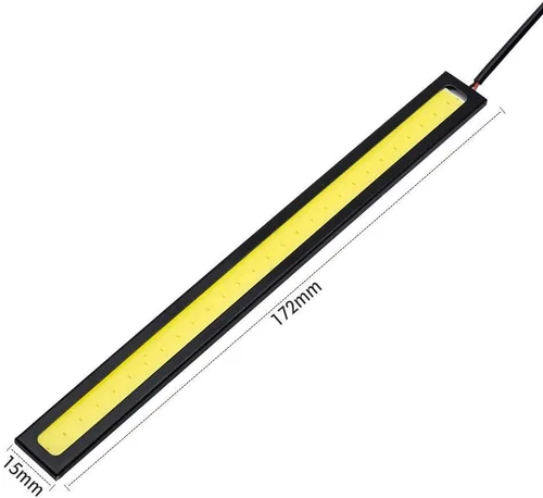Vista 4 de MACHSWON 2/4/6 unids universal impermeable coche camiones diurna lámpara de luz súper brillante 12 V LED tiras COB coche Led niebla luz