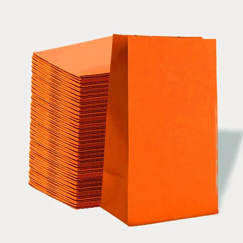 Vista 10 de Bolsas de papel verde, paquete de 50 unidades de 4 libras