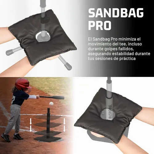 Vista 3 de BaseGoal Baseball Weighted Sandbag for Batting Tee,Added Stability