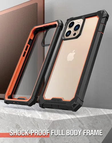Vista 8 de Poetic Guardian Series - Funda compatible con iPhone 13 Pro de 6.1 pulgadas, carcasa híbrida reforzada de cuerpo completo, funda protectora