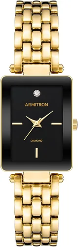 Vista 10 de Armitron Reloj de pulsera con brazalete y esfera de diamantes genuinos para mujer, 75-5769
