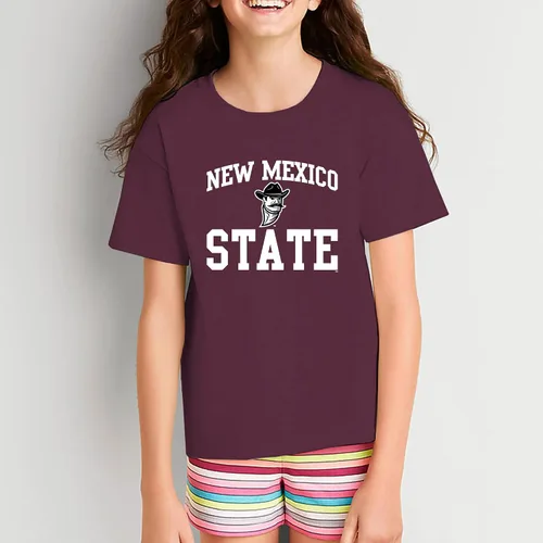 Vista 666 de NCAA Arch Logo, camiseta juvenil color del equipo, universidad - universidad