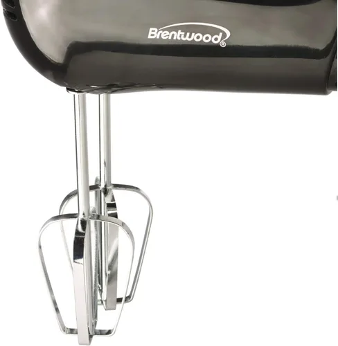 Vista 3 de Brentwood HM-44 Batidora de mano eléctrica ligera de 5 velocidades, color negro