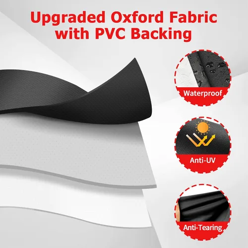 Vista 3 de iCOVER – Funda redonda para parrilla, cubierta de 29" de diámetro x 38" de alto para parrilla de carbón, cubierta impermeable para parrilla