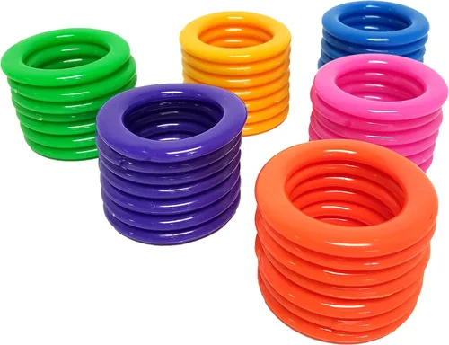 Vista 6 de Enterprises Anillos de plástico para bastones (paquete de 30 piezas)