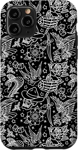 Vista 29 de Funda de arte de tatuaje tradicional americano para iPhone 17