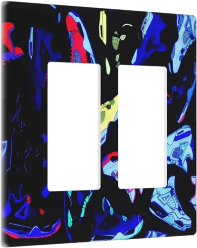 Vista 104 de Cubiertas Decorativas para Placas de Interruptor Diente de León Azul Rústico Citas Inspiradoras Casa de Campo Tablón de Madera Gris 1 Gang Cubierta