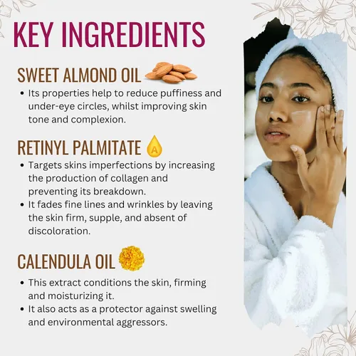 Vista 2 de Crema de noche Retinol Boost para rostro y cuello con aceite de almendras dulces, CoQ10, extractos de plantas y vitamina A Fórmula a base