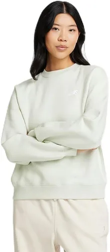 Vista 5 de New Balance Sudadera Sport Essentials de forro polar con cuello redondo para mujer