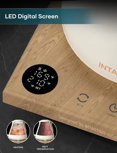 Vista 6 de INTASTING Hervidor Eléctrico, Hervidor Eléctrico de Cuello de Ganso, Control Preciso de Temperatura de ±1℉, Interior de Acero Inoxidable, Blanco