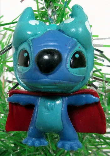 Vista 9 de Juego de adornos de Stitch con Stitch y Angel (diseño único irrompible)