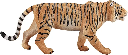 Vista 2 de MOJO Figura pintada a mano de tigre de Bengala realista internacional réplica de juguete de vida silvestre