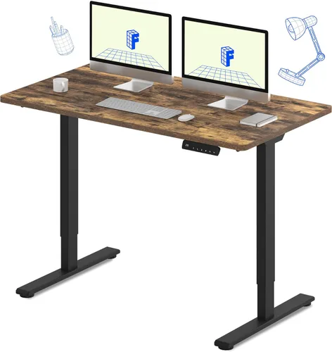 Vista 6 de FLEXISPOT Escritorio eléctrico de pie E3 con motor doble, 48 x 24