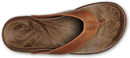 Vista 2 de Nuevo Olukai para hombre hiapo sandalia piel suave
