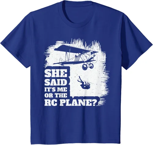 Vista 7 de Camiseta de avión controlado por radio control piloto modelo RC Aviones RC, Negro