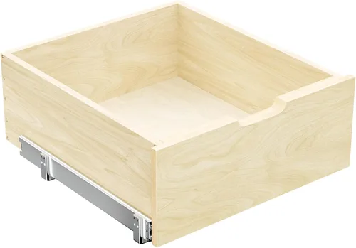 Vista 12 de LOVMOR Organizador de gabinete extraíble con cajón alto de 19.5 pulgadas de ancho x 21 pulgadas de profundidad, estantes deslizantes de madera