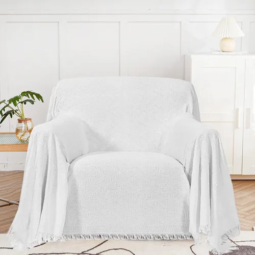 Vista 14 de MYSKY HOME - Funda para sofá, fundas para sofás, funda para silla extragrande, funda para sofá geométrico de color chocolate, funda para sofá