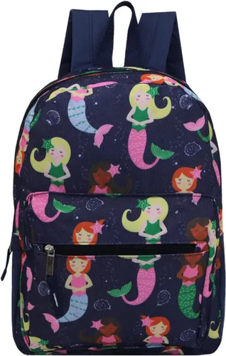 Vista 3 de Moda West Paquete de 24 mochilas deportivas a granel de 17 pulgadas en 8 estilos surtidos - Estuche de bolsas para libros