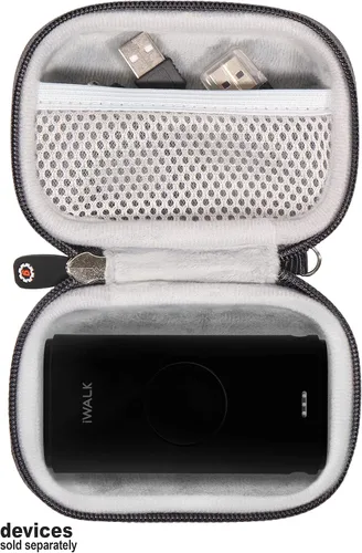 Vista 3 de GETGEAR Funda para iWALK Cargador portátil Apple Watch (negro)