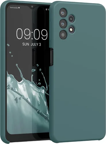 Vista 127 de kwmobile Funda Compatible con Samsung Galaxy A14 5G - Funda de teléfono de TPU y silicona con acabado suave - Verde Lima
