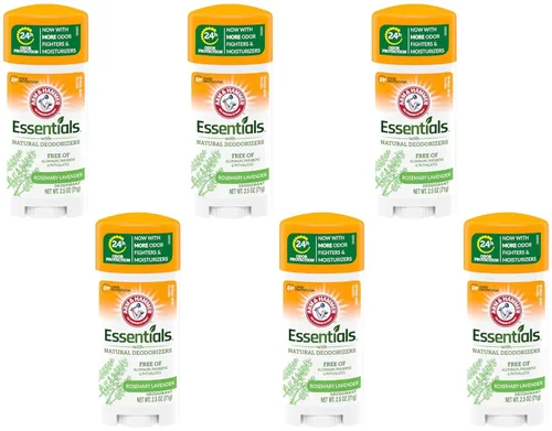 Vista 6 de ARM & HAMMER Essentials - Desodorante natural sin perfume, 2.50 onzas (paquete de 2)