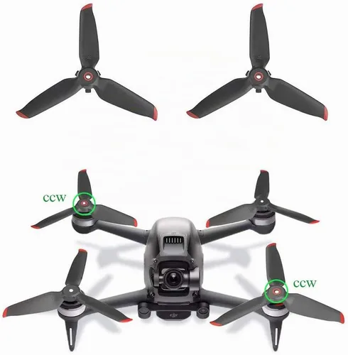 Vista 2 de 8 piezas de repuesto de hélices para DJI FPV - Accesorios ligeros