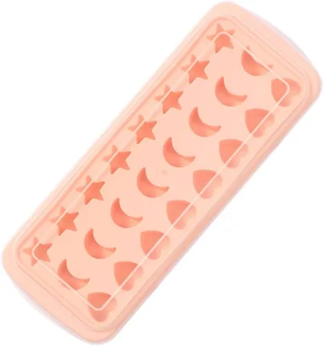 Vista 4 de OSALADI Molde de silicona para cubitos de hielo, moldes de chocolate con forma de estrella de cavidad, molde de jabón, moldes para hornear, molde