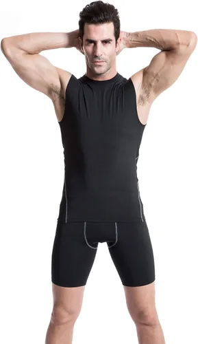 Vista 8 de NELEUS Paquete de 3 camisetas de compresión Dry Fit para hombre