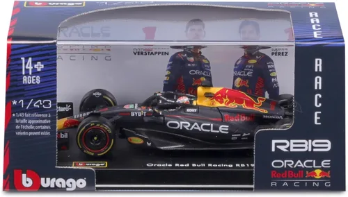 Vista 6 de 1:43 Race Oracle Red Bull Racing RB19 (2023) w/Driver - Vista #1