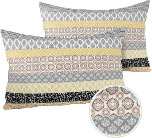 Vista 12 de Fundas de almohada impermeables para exteriores, fundas de almohada lumbares, estilo bohemio, diseño de rayas, tribal, estilo bohemio, fundas