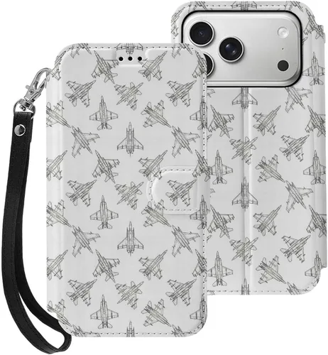 Vista 13 de SWEET TANG Funda protectora para iPhone 17, con tarjetero y tarjetero Patrón 828